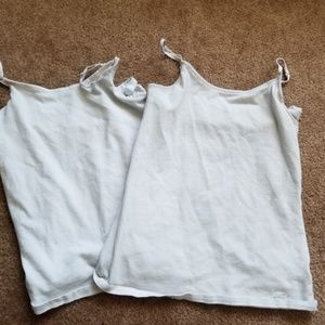 Justice Shirts & Tops - Plain white tanktops Justice Shirts & Tops - Plain white tanktops